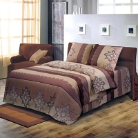 Постельное белье "Французский трюфель" (2-х спальный КПБ, хлопок, наволочки 70х70) артикул 6082a.